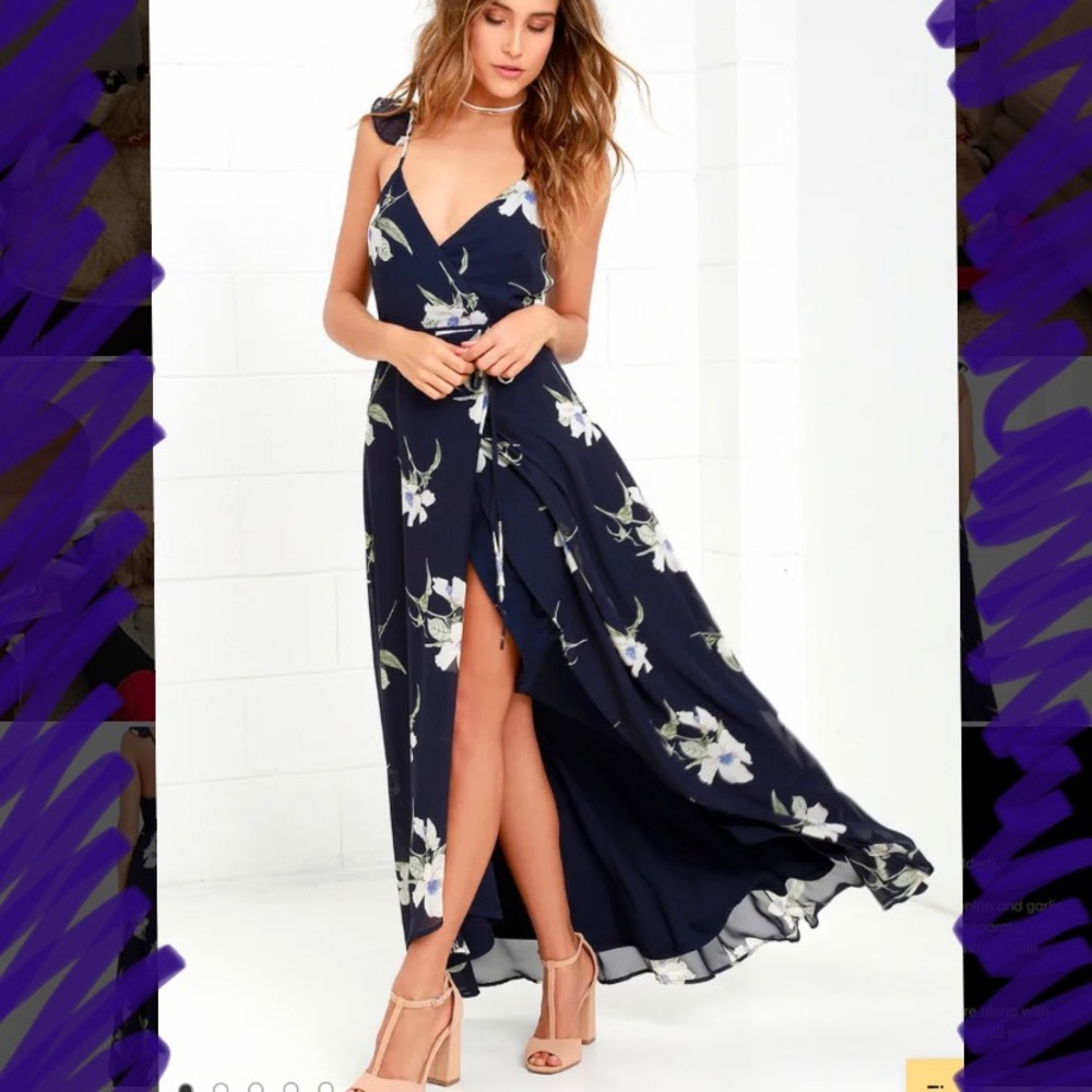 Lulu’s wrap dress. NWT